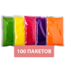 Краски холи 100 пакетов, 7 цветов (50 гр)