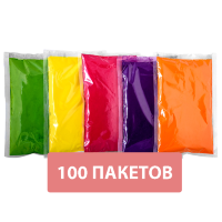 Краски «Холи Лайк» 100 пакетов, 7 цветов (50 гр)